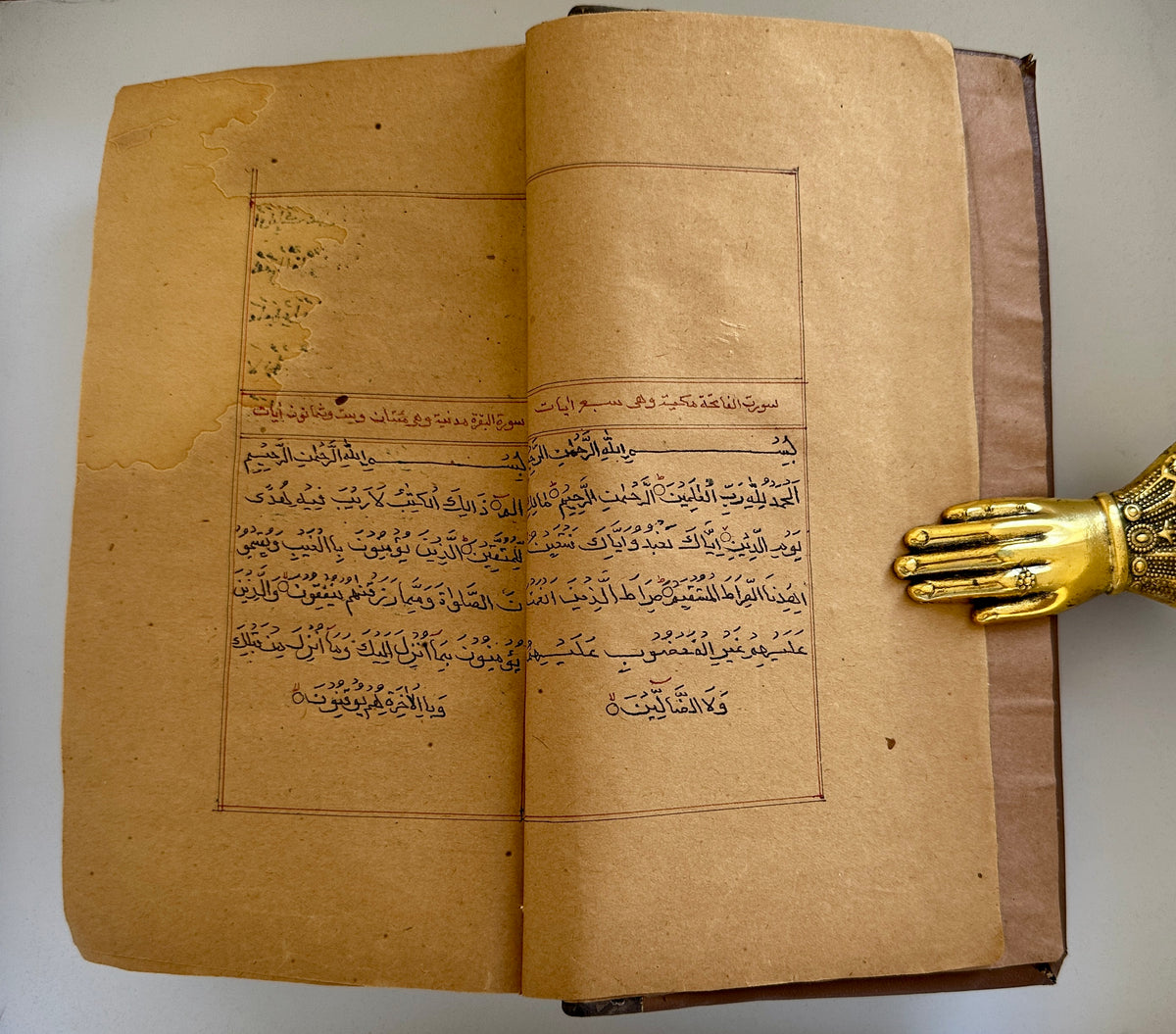 Mughal Complete Quran Manuscript 300 - 400 years old