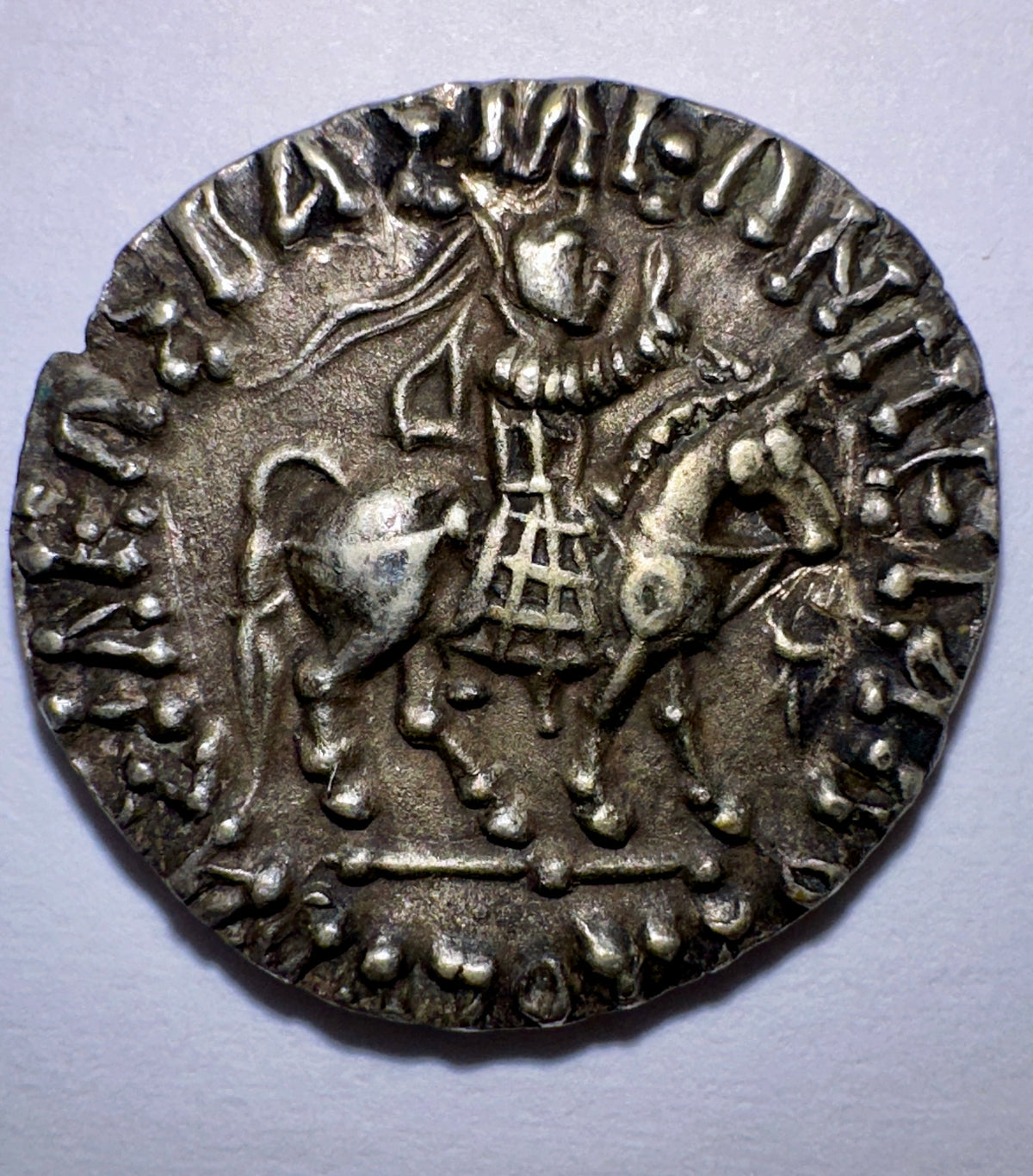 Indo-Scythian Silver Drachm - (Ref:03)