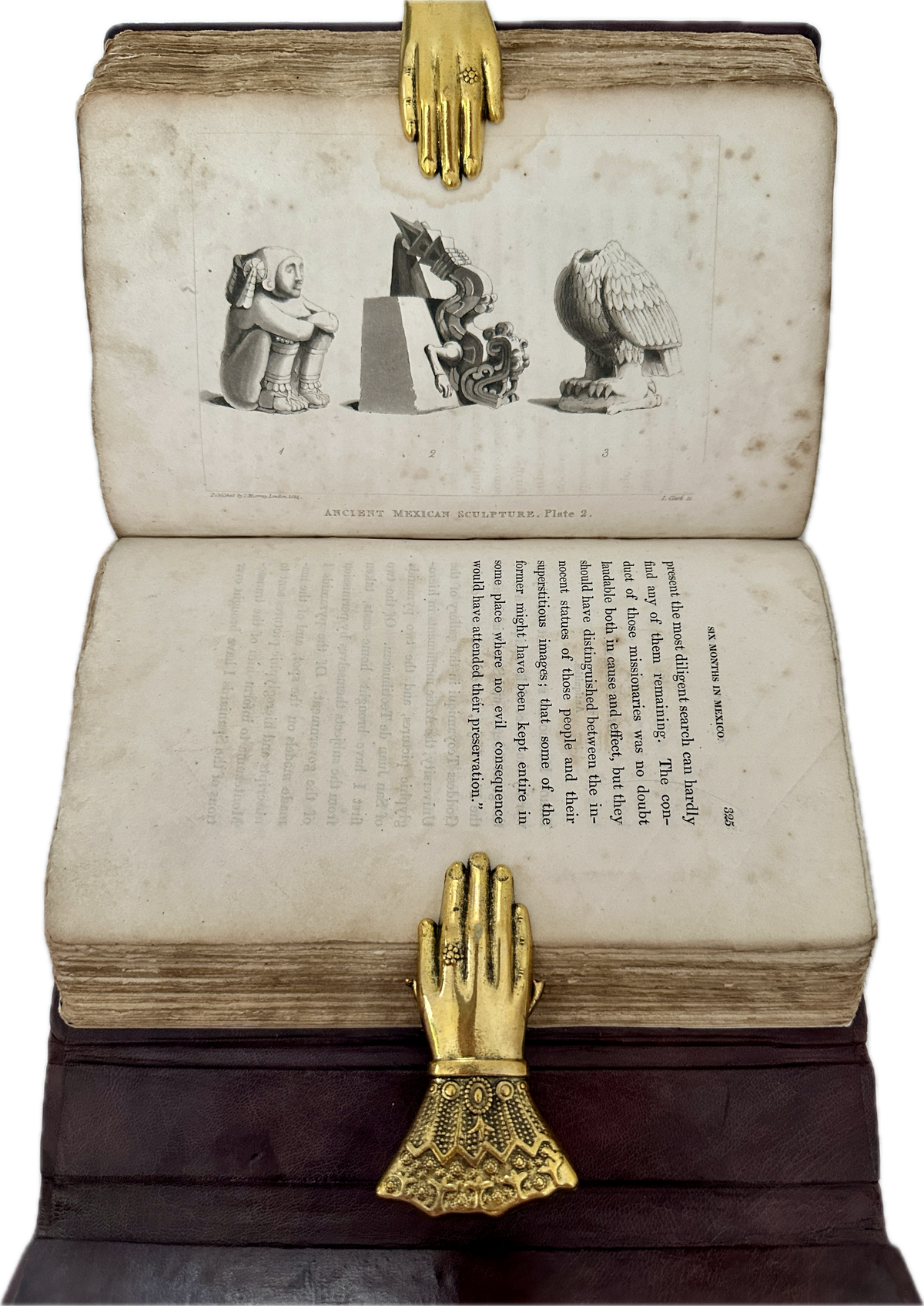 Six Months’ Residence and Travels in Mexico — W. Bullock, 1824. (Ref:326)